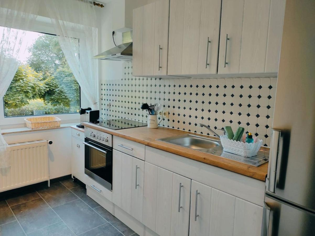 Sandkastenliebe Charmante Ferienwohnung In Villa Dornum Exterior foto